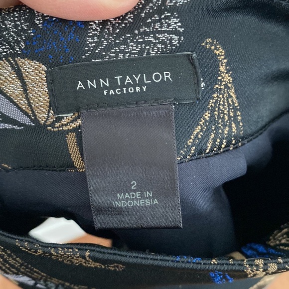 Ann Taylor Metallic Thread Skirt - Picture 2 of 2